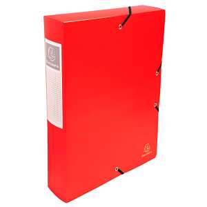 Exacompta Archivbox OPAK PP R60mm rot