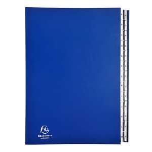 Exacompta Ordnungsmappe Ordo 26tlg A-Z blau