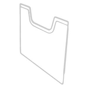 Exacompta Deckplatte A4 Quer Pres. Ltgr