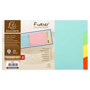 Exacompta Reg. 125x200 4-tlg Manila farb Tabs