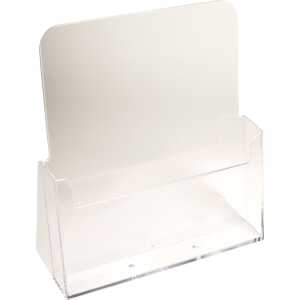 Prospekthalter A4 Pres. glasklar