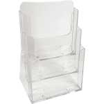 Exacompta Prospekthalter A4 3F Pres. glasklar