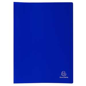 Exacompta Sichtmappe A4 100 Hüllen blau