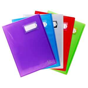 Exacompta Sichtmappe A4 40 Hüllen Cryst Col