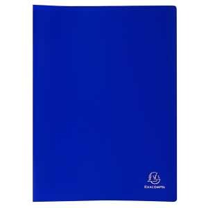 Exacompta Sichtmappe A4 50 Hüllen blau