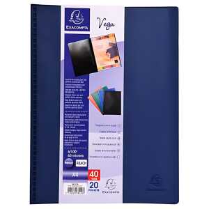 Exacompta Sichtmappe Vega blickd. 20Hüll sort