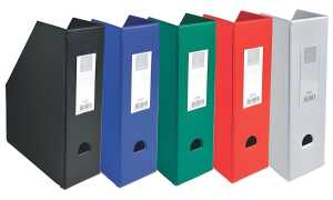 Stehsammler PVC 2mm Rueck 70mm sw