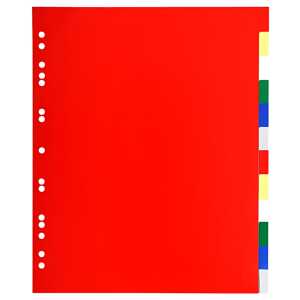 Exacompta Register A4+ PP blanco 12Tlg 120mµ