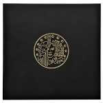 Münzalbum 24.5x25cm Print schwarz