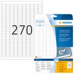 Herma Etiketten ablösbar 17,8 x 10 mm weiss 25 Bl...