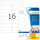 Ablösbare Etiketten A4, 88,9 x 33,8 mm, weiß