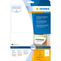 Herma Etiketten ablösbar 199,6 x 143,5 mm weiss 25 Bl 50 Etik. LaserInkCopy