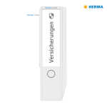 Herma Ordnerrückenschilder ablösbar 192 x 61 mm weiss 100 Bl 400 Etik.