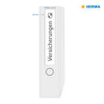 Herma Ordnerrückenschilder ablösbar 192 x 34 mm weiss 25 Bl 200 Etik.