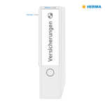 Herma Ordnerrückenschilder ablösbar 192 x 59 mm weiss 25 Bl 100 Etik.