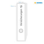 Herma Ordnerrückenschilder ablösbar 297 x 59 mm weiss 25 Bl 75 Etik.