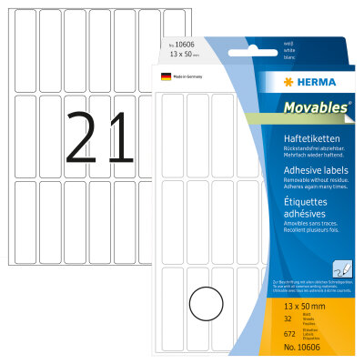 Herma BÜROPACKUNG ABLÖSBAR 13x50