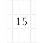 Herma Vielzwecketiketten ablösbar 20 x 50 mm weiss 24 Bl 360 Etik.