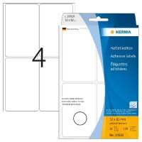 Herma Vielzwecketiketten ablösbar 52 x 82 mm weiss 24 Bl 96 Etik. Handbeschriftung