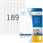 Herma Etiketten stark haftend 25,4 x 10 mm weiss 25 Bl...