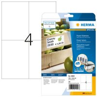 Herma POWER ETIKETTEN A4 25 105x148