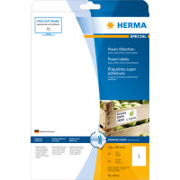 Herma Etiketten Power stark haftend 210 x 297 mm weiss 25 Bl 25 Etik. LaserInkCopy