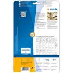 Herma Etiketten Power stark haftend 210 x 297 mm weiss 25 Bl 25 Etik.