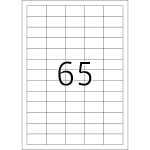 Herma Etiketten stark haftend 38,1 x 21,2 mm weiss 25 Bl 1625 Etik.
