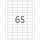 Herma Etiketten stark haftend 38,1 x 21,2 mm weiss 25 Bl 1625 Etik.