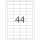 Herma Etiketten stark haftend 48,3 x 25,4 mm weiss 25 Bl 1100 Etik.
