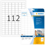 Herma Etiketten stark haftend 25,4 x 16,9 mm weiss 25 Bl...