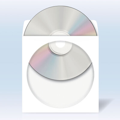 Herma CD-DVD Hülle Papier mit Sichtfenster 129 x 130 mm 1000 Stück