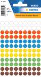 Herma Farbpunkte permanent haftend Ø 8 mm farbig sortiert 540 Etik.