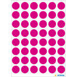 Herma Farbpunkte permanent Ø 13 mm pink 240 Etik....