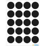 HERMA Markierungspunkt VARIO 19mm Papier schwarz 100...