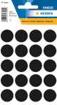HERMA Markierungspunkt VARIO 19mm Papier schwarz 100 Etik./Pack.