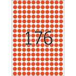 Herma Farbpunkte permanent Ø 8 mm rot 5632 Etik. Handbeschriftung
