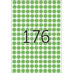 HERMA Markierungspunkt 8mm Papier grün 5.632 Etik./Pack.