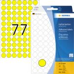 HERMA Markierungspunkt 13mm Papier gelb 2.464 Etik./Pack.