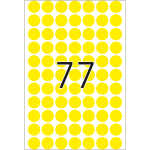 HERMA Markierungspunkt 13mm Papier gelb 2.464 Etik./Pack.