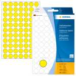 HERMA Markierungspunkt 13mm Papier gelb 2.464 Etik./Pack.
