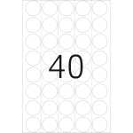 HERMA Markierungspunkt 19mm Papier weiß 1.280 Etik./Pack.