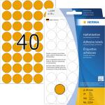 HERMA Markierungspunkt 19mm Papier leuchtorange 960...