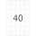 HERMA Verschlussetikett 19mm Folie transparent 640 Etik./Pack.