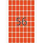 Herma Vielzwecketiketten permanent 12 x 18 mm rot 32 Bl 1792 Etik.