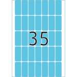 Herma Vielzwecketiketten permanent 12 x 30 mm blau 32 Bl 1120 Etik.