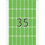 Herma Vielzwecketiketten permanent 12 x 30 mm grün 32 Bl 1120 Etik.