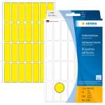 Herma Vielzwecketiketten permanent 13 x 40 mm gelb 32 Bl 896 Etik.