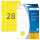 Herma Vielzwecketiketten permanent 13 x 40 mm gelb 32 Bl 896 Etik.