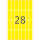 Herma Vielzwecketiketten permanent 13 x 40 mm gelb 32 Bl 896 Etik.